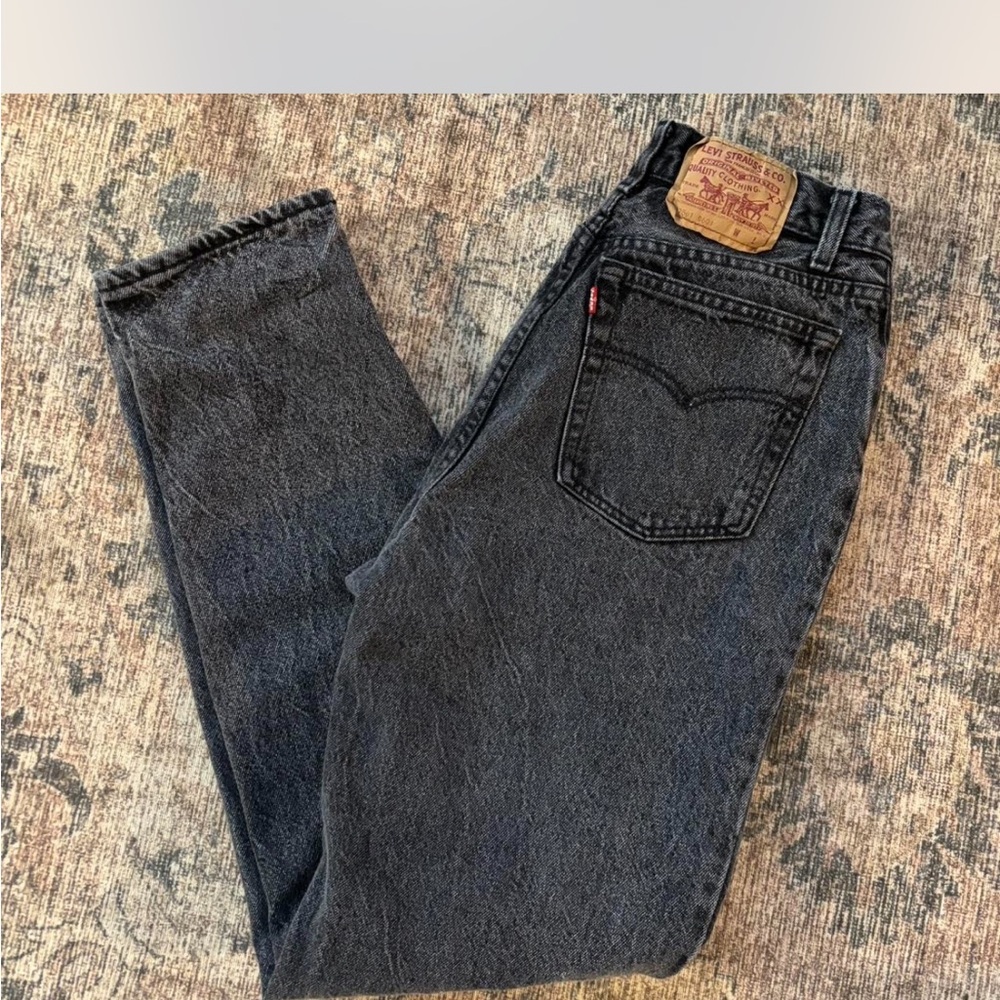 Levi's Women's Black Straight Leg Jeans